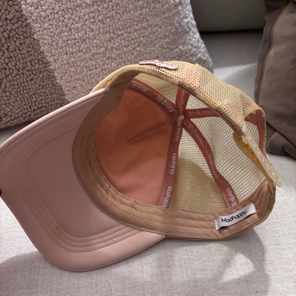 Madhappy Pink and Tan Trucker Hat - Picture 2 of 3
